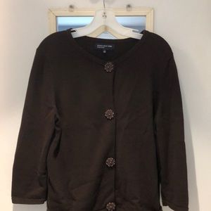 Jones New York cardigan brown L